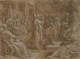 Joos Van Winghe - Heliogabal and the Wise Women