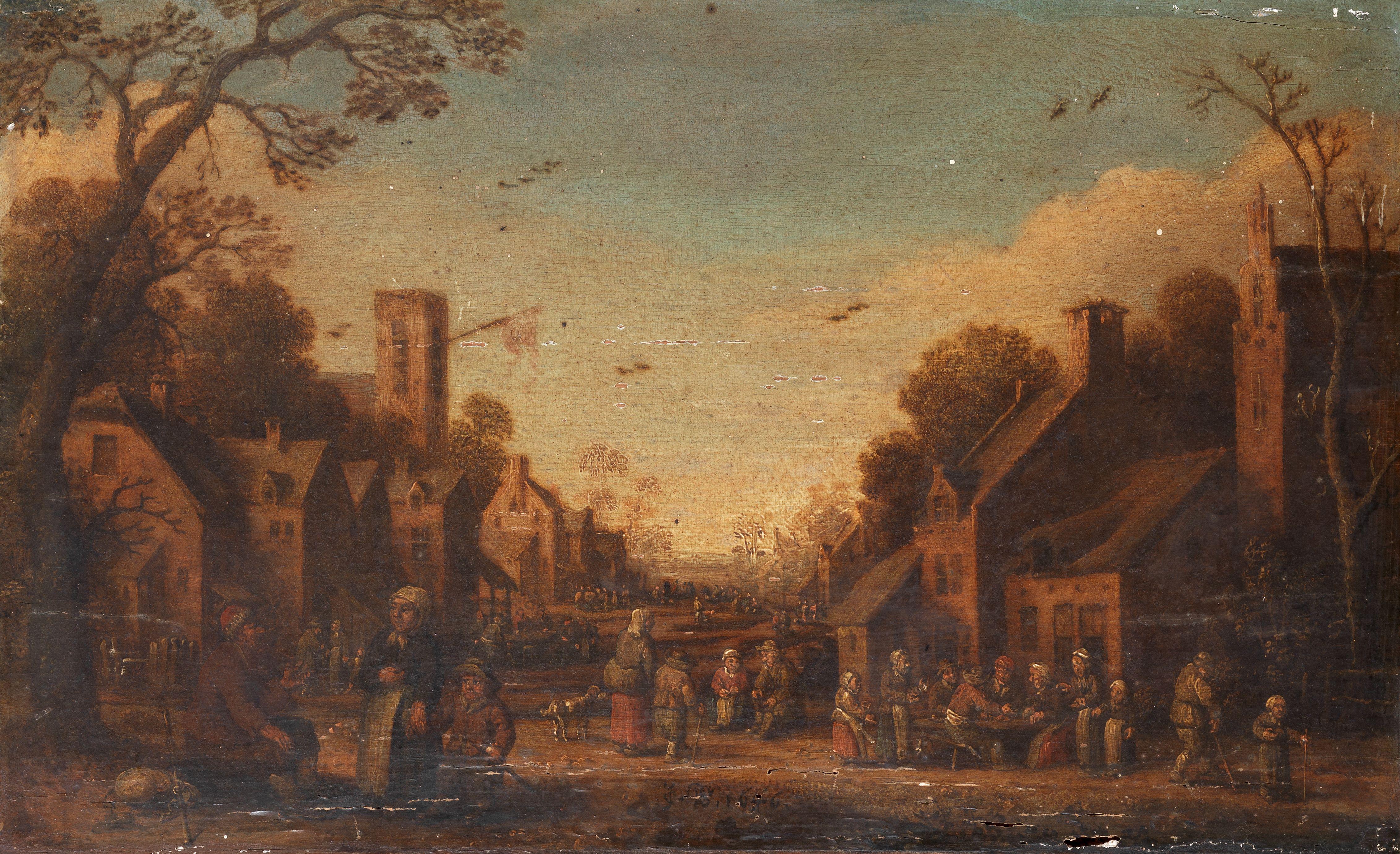 Joost Cornelisz. Droochsloot - A Village Kermesse