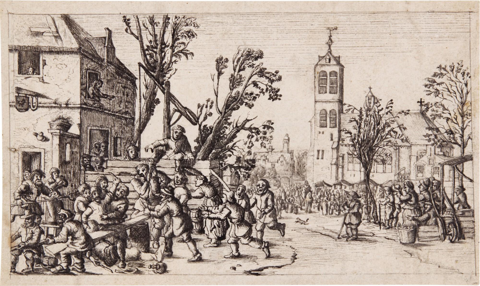 Joost Cornelisz. Droochsloot - A Village Kermesse