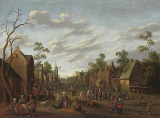 Joost Cornelisz. Droochsloot - A village kermesse