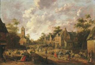 Joost Cornelisz. Droochsloot - A village kermesse