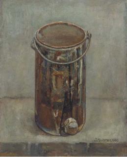 Jopie Huisman - A still life with a pot of paint
