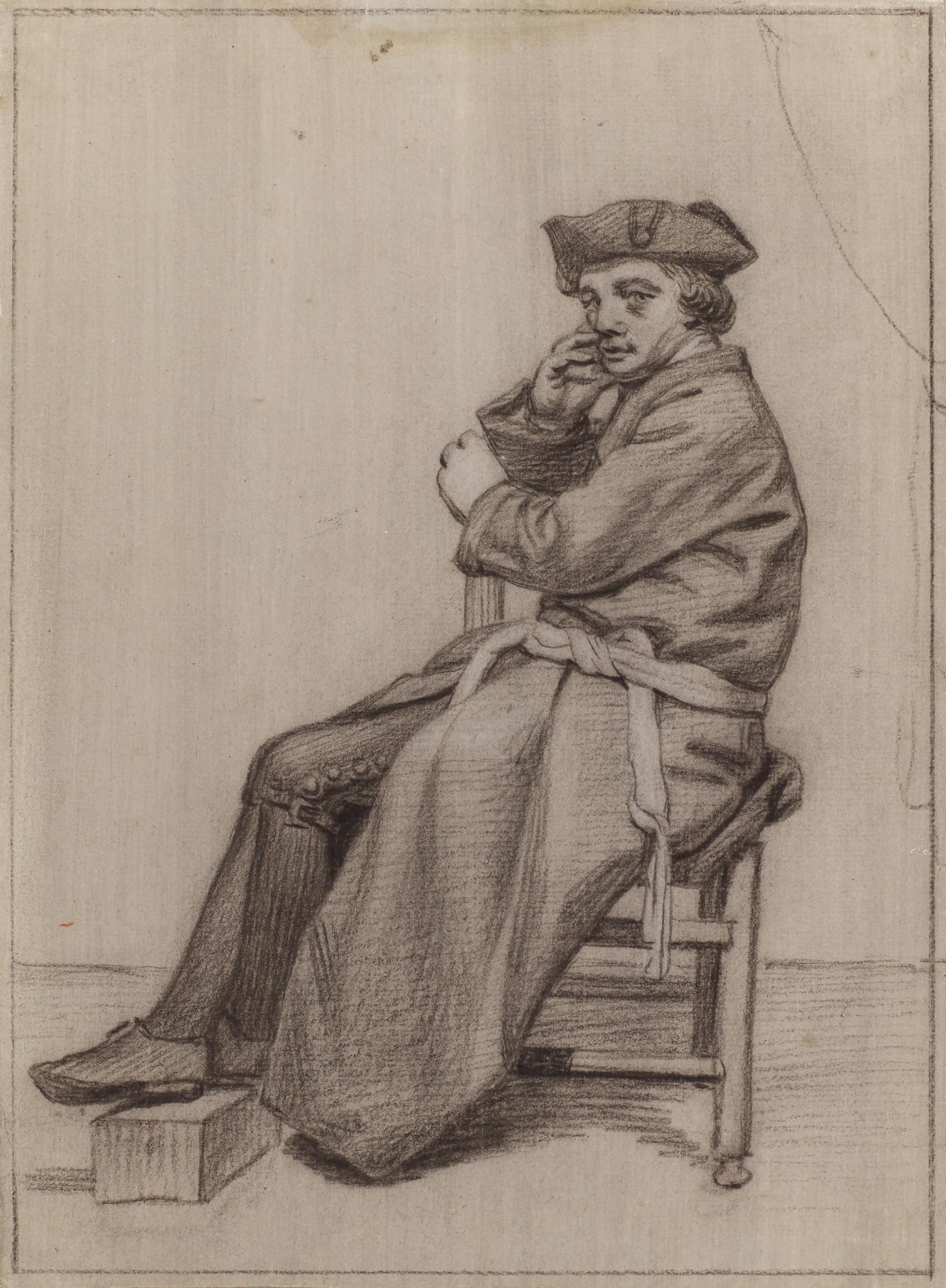 Jordanus Hoorn - Seated Man In A Hat