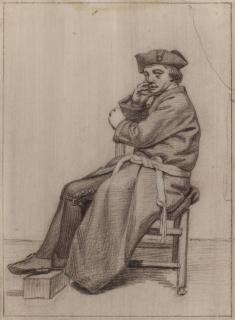 Jordanus Hoorn - Seated Man In A Hat