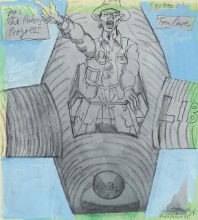 Jorg Immendorff - Untitled (The Rake\'s Progress)