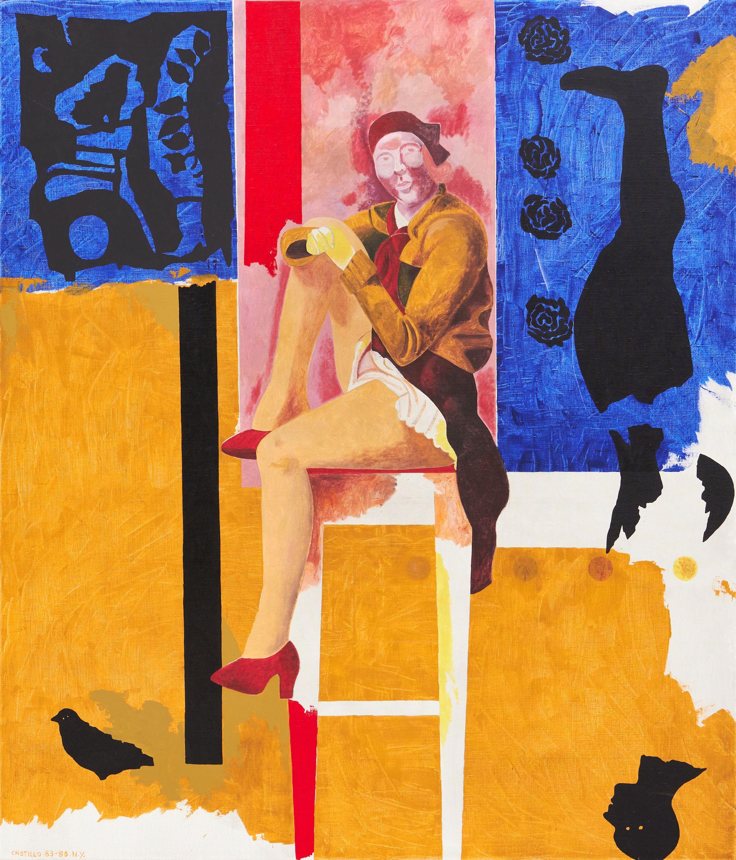 Jorge Castillo - Interior Azul y Rosa