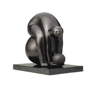 Jorge Jiménez Deredia - Mujer Sobre Esfera