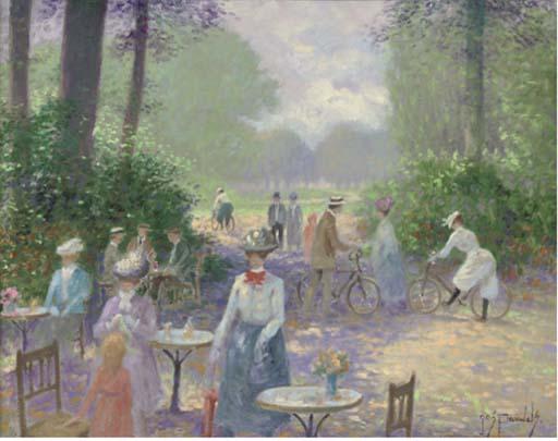 Jos Pauwels - A café in the park