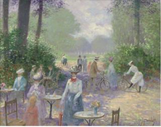 Jos Pauwels - A café in the park