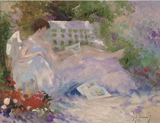 Jos Pauwels - A Read In The Garden