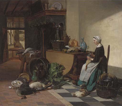 Jos Van Bree - Preparing dinner