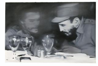 Jose Ángel Toirac - Che and Fidel (From the gray series)