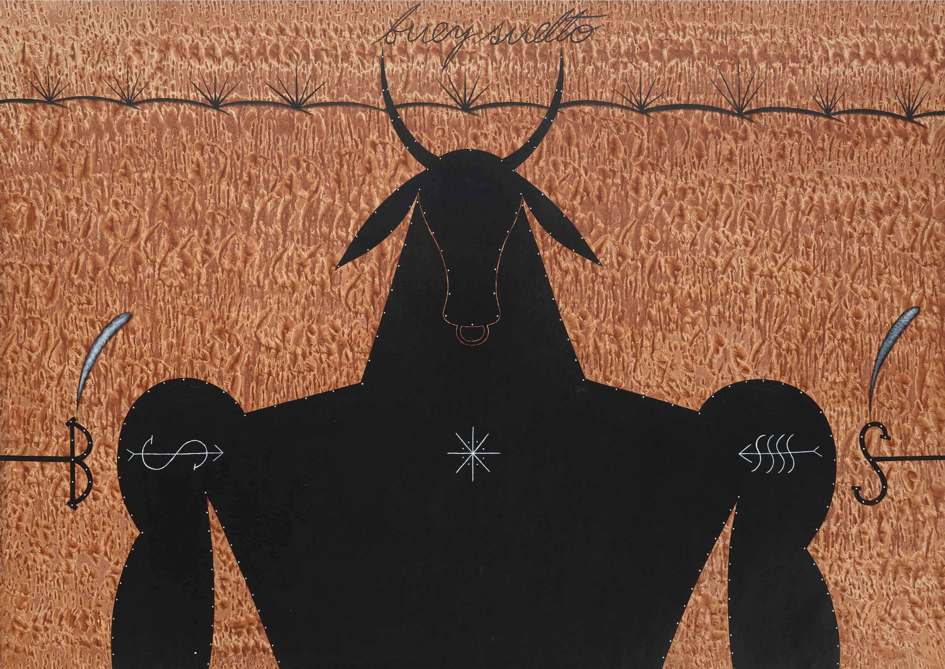 José Bedia - Buey suelto