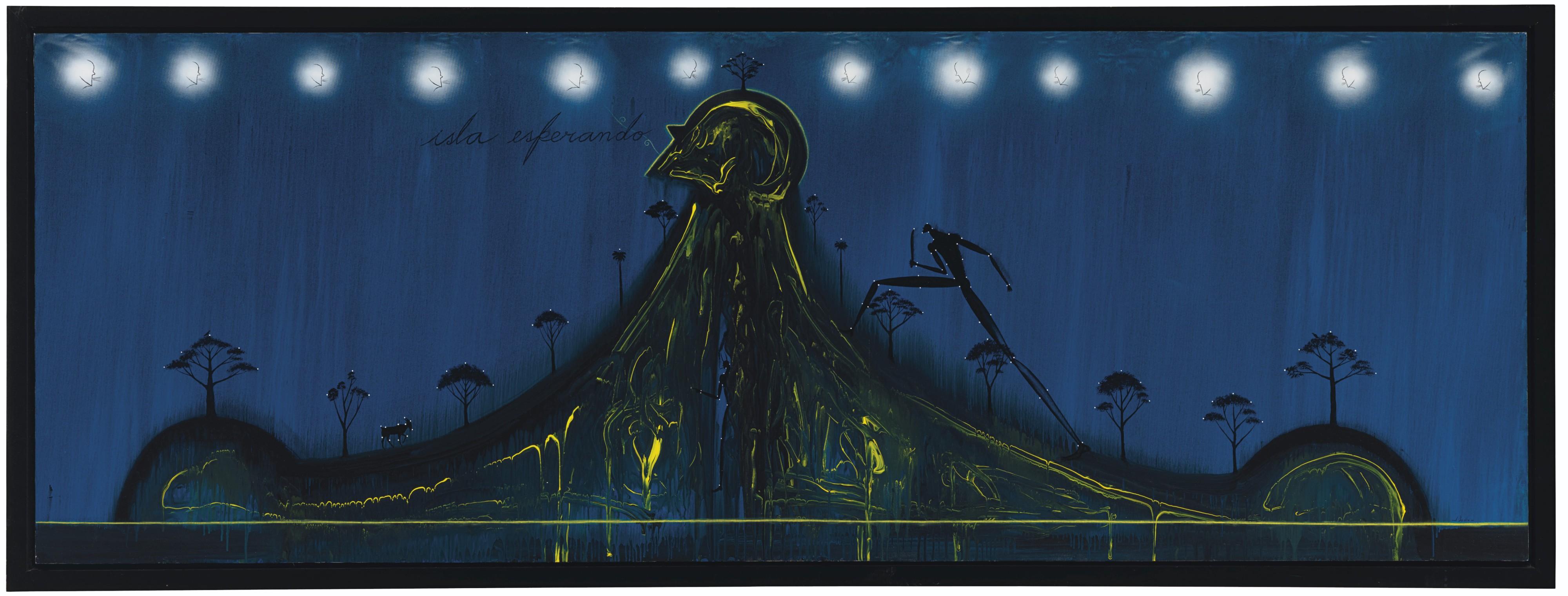 José Bedia - Isla esperando