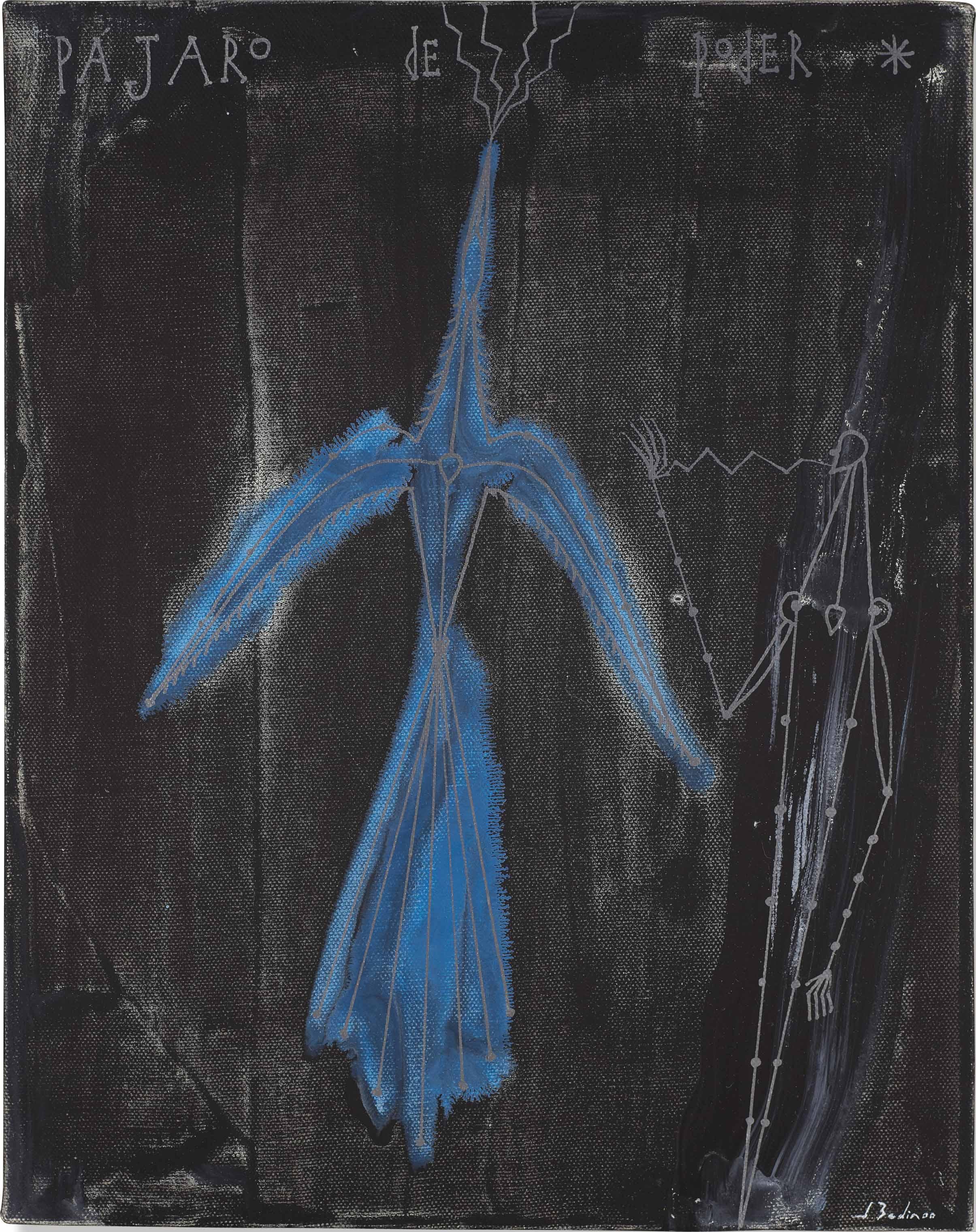 José Bedia - Pájaro de poder