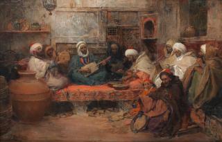 José Benlliure y Gil - Café de Tunez