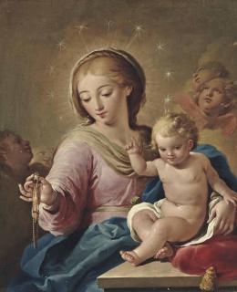 José Camarón Y Boronat - The Virgin of the Rosary