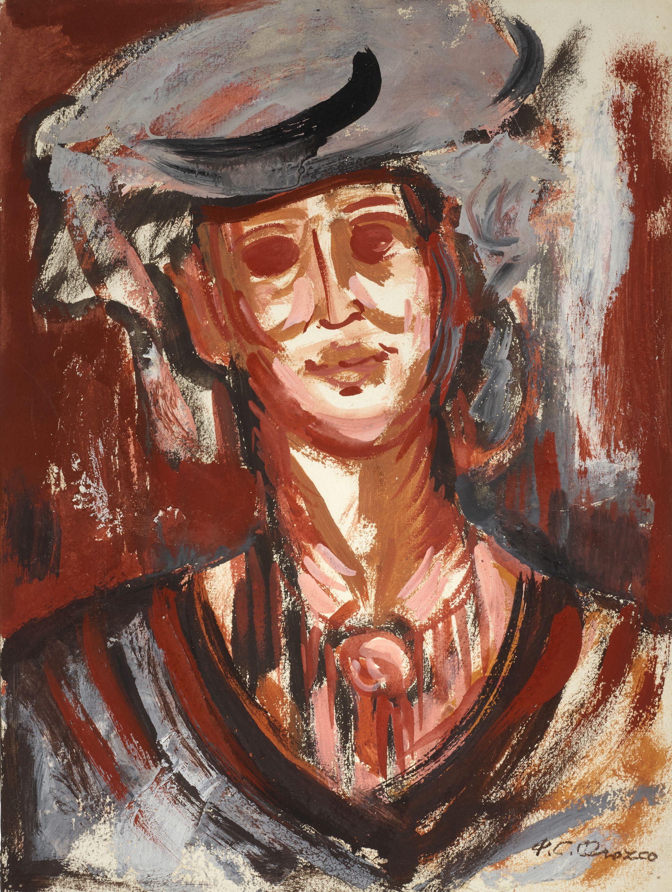 José Clemente Orozco - Cabeza de Mujer