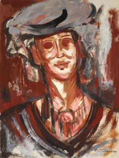 José Clemente Orozco - Cabeza de Mujer