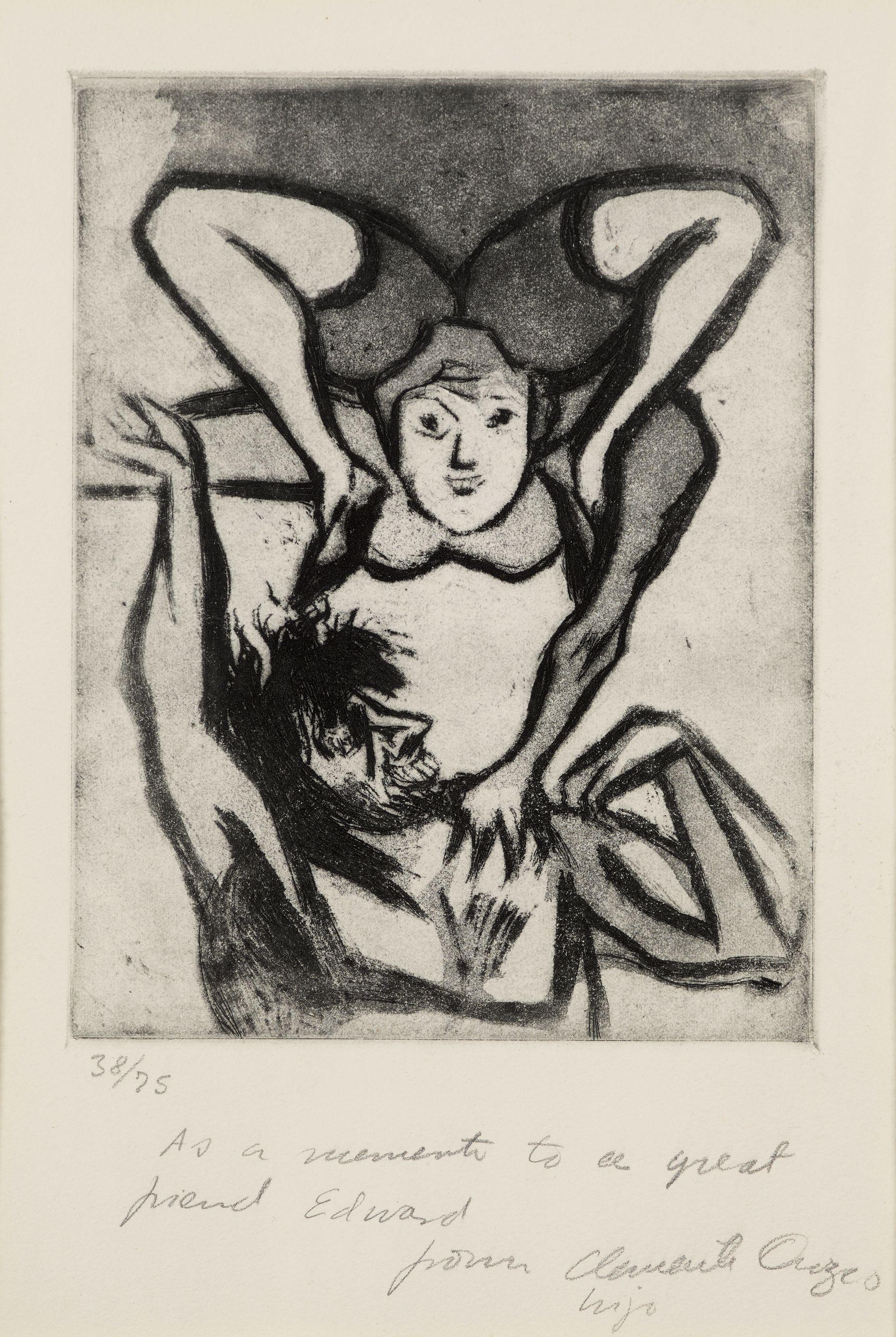 José Clemente Orozco - Contorcionistas I; Mujer Meditando