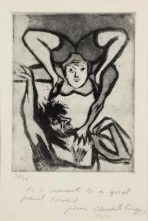 José Clemente Orozco - Contorcionistas I; Mujer Meditando