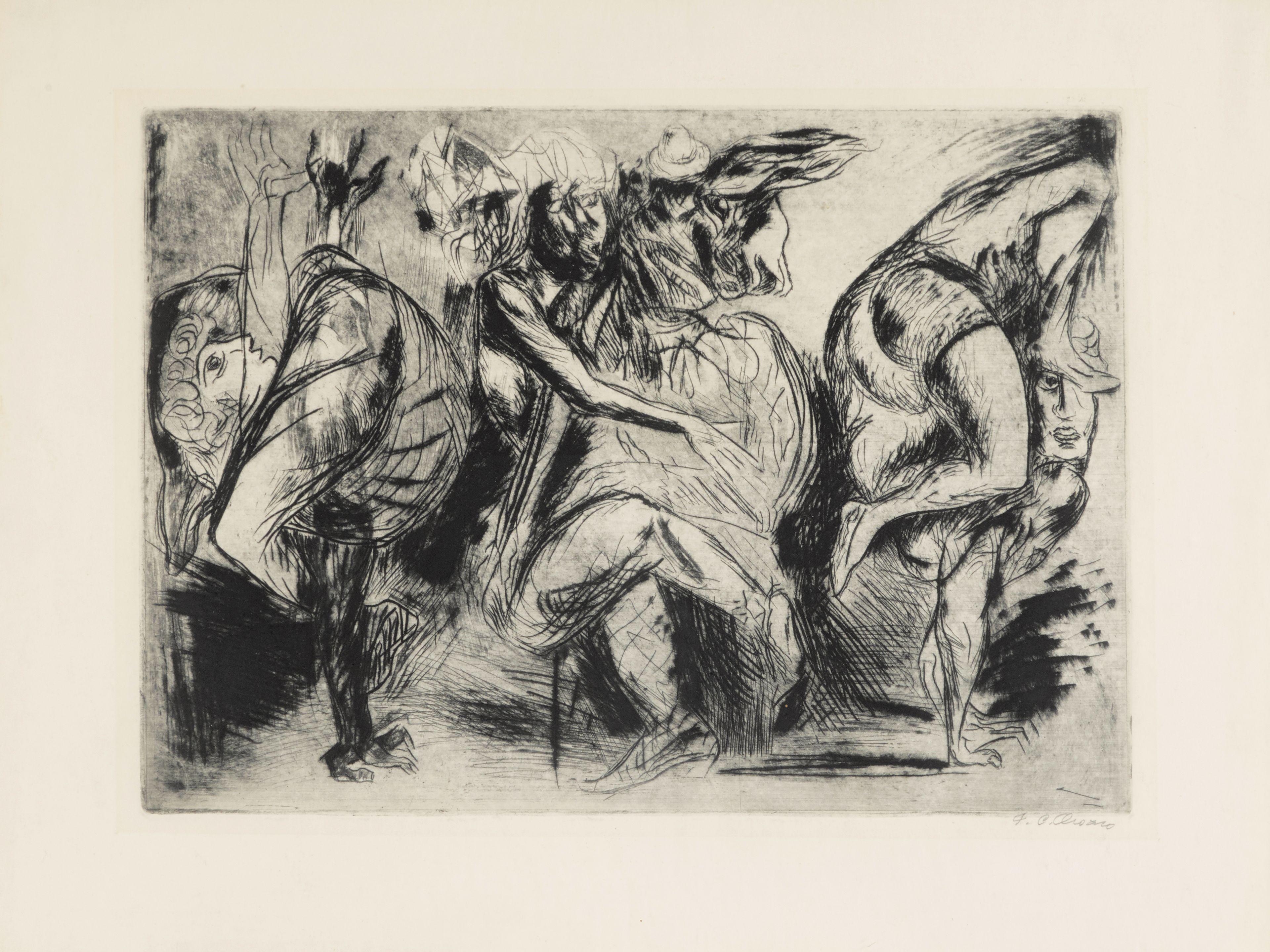 José Clemente Orozco - Contortionists II