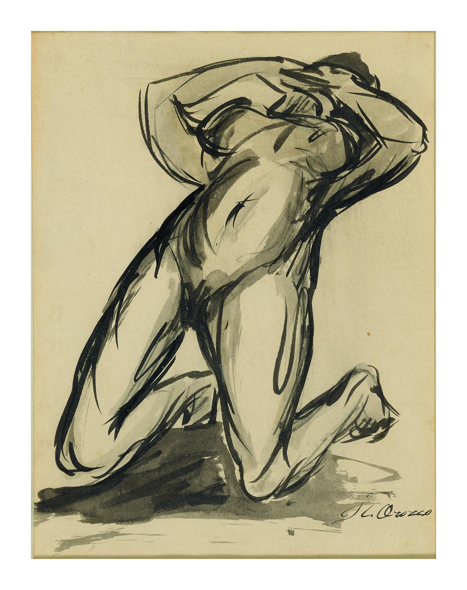 José Clemente Orozco - Figura De Mujer (Desnudo)