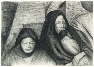 Jose Clemente Orozco - La Familia (Three Generations) (Hopkins 4)