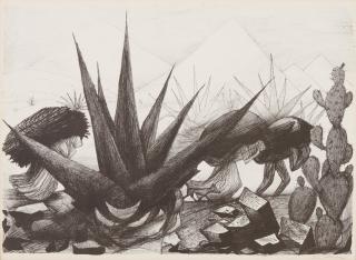 José Clemente Orozco - Maguayes y nopales