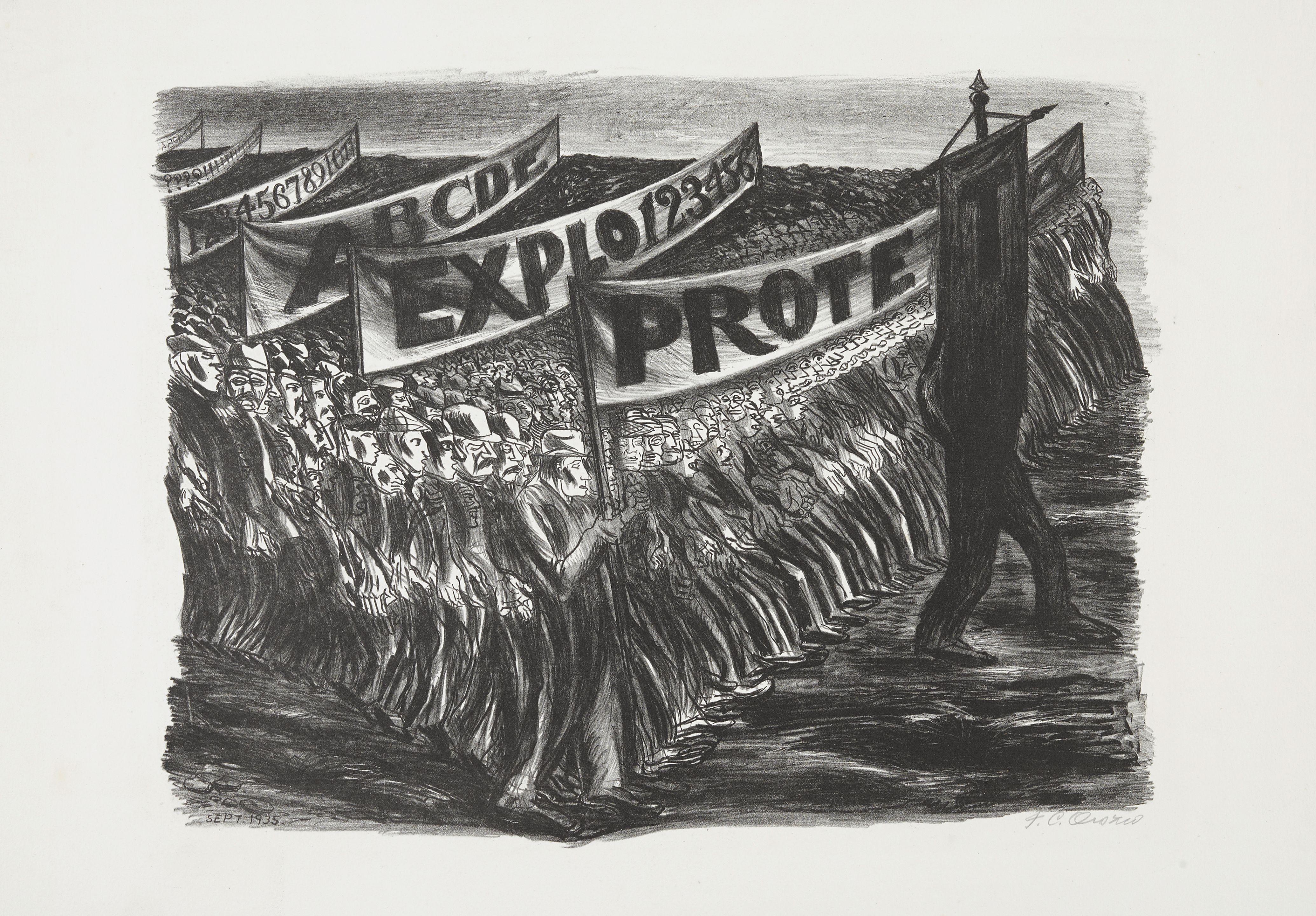 José Clemente Orozco - Manifestación