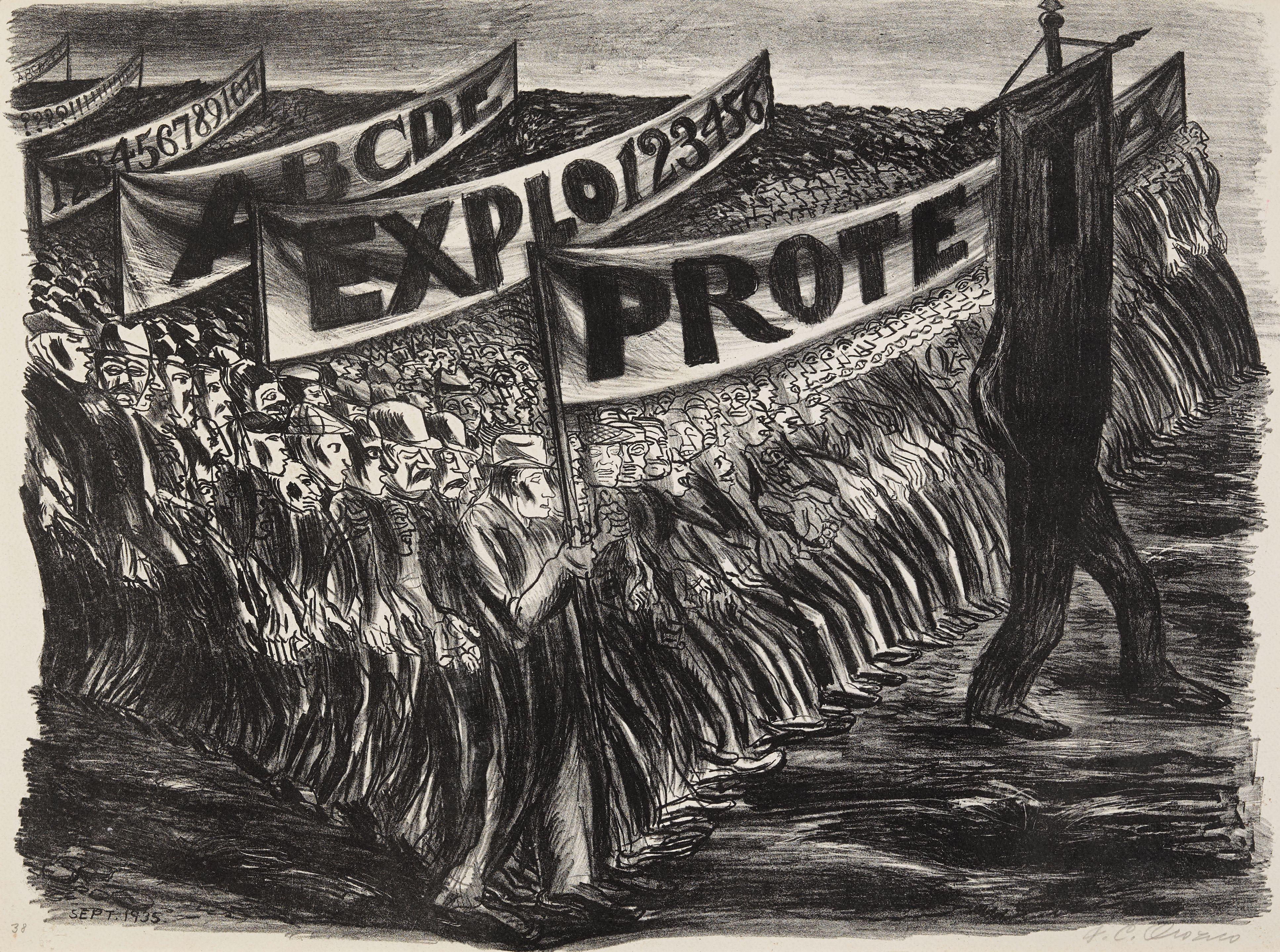 José Clemente Orozco - Manifestación
