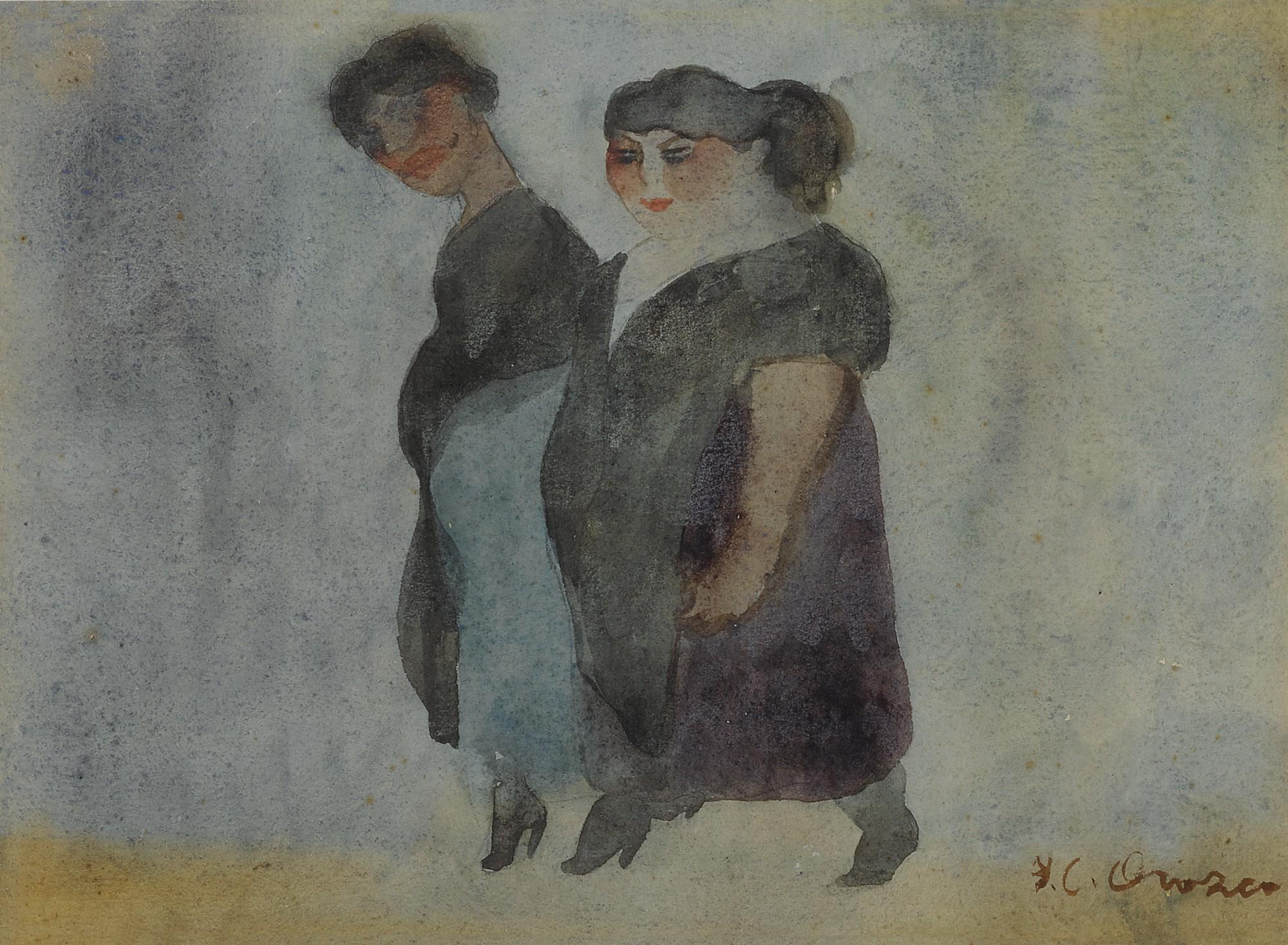 José Clemente Orozco - Mujeres Caminando