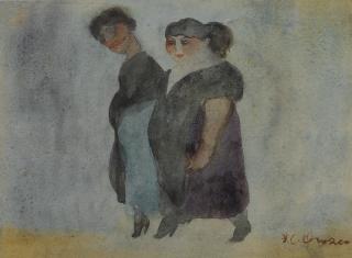 José Clemente Orozco - Mujeres Caminando