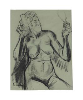José Clemente Orozco - Nude with Mirror