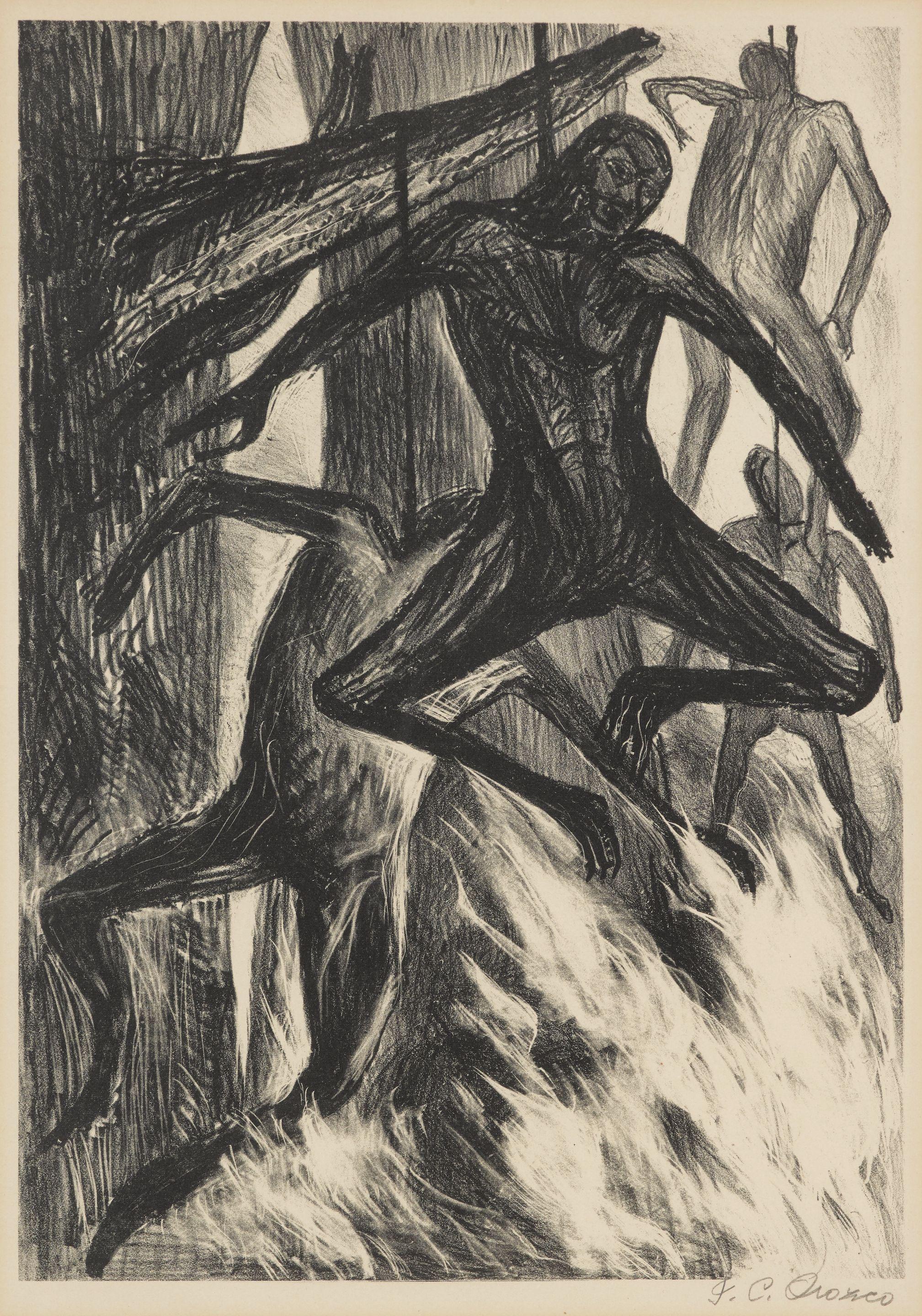 José Clemente Orozco - The Hanged Men, from The American Scene