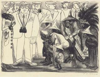 Jose Clemente Orozco - Tourists (Hopkins 12)