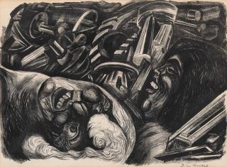 José Clemente Orozco - Two Heads (Machines).