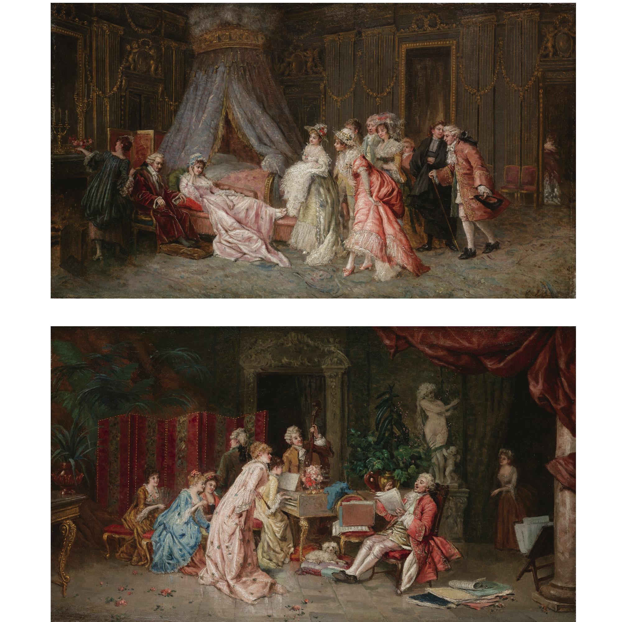 José De Cala Y Moya - Spanish Los Invitados; El Recital: Una Pareja (The Visitors; The Recital: A Pair)