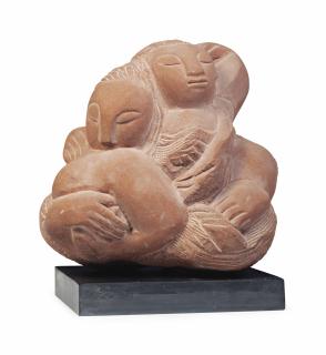 Jose De Creeft - Untitled (Two Figures Embracing)