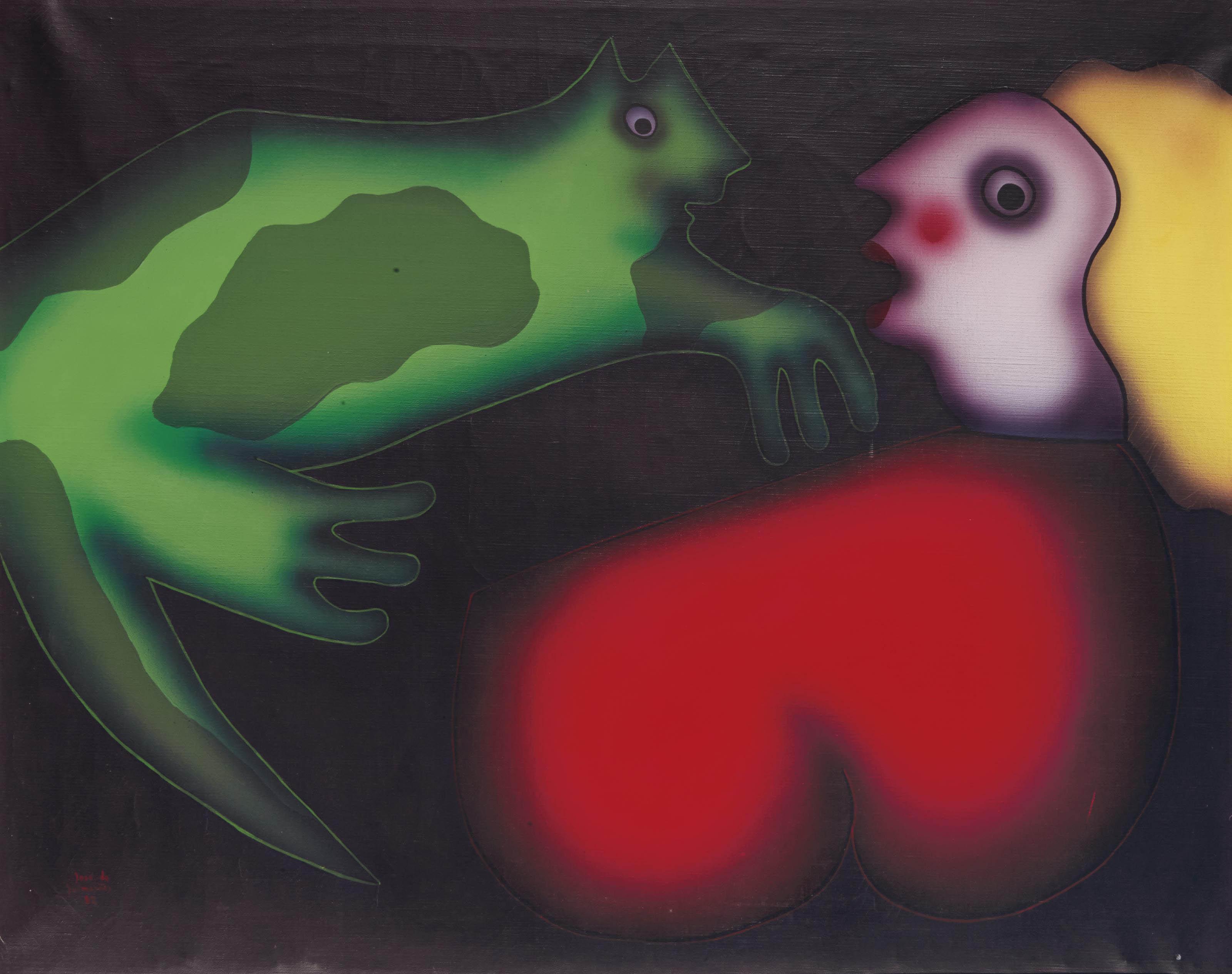 José De Guimarães - Dame de coeur