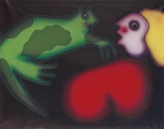 José De Guimarães - Dame de coeur