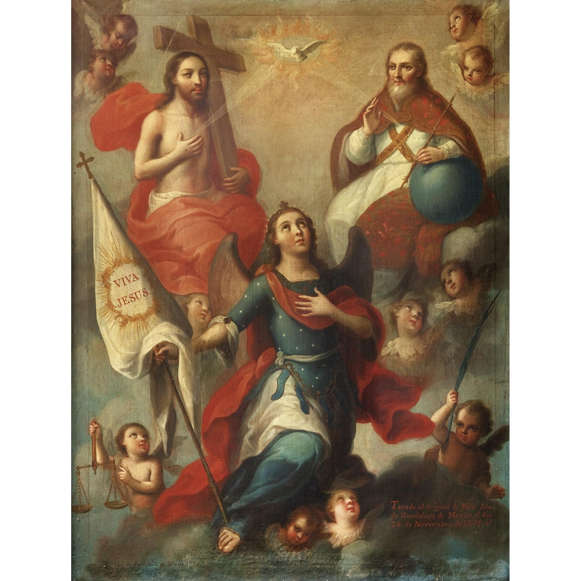 José De Paez - La Santísima Trinidad Y San Miguel Arcángel