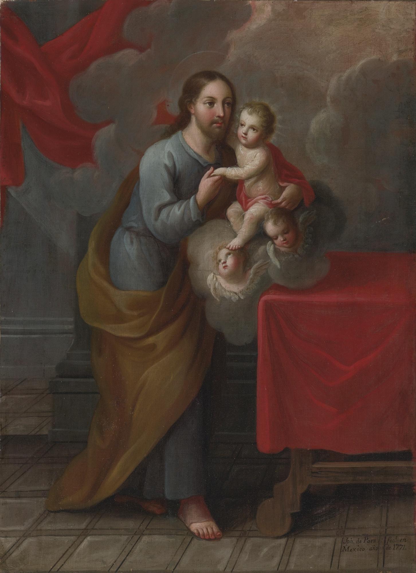 José De Paez - San José Con El Niño Jesús