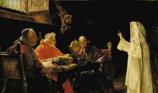 José Gallegos y Arnosa - St. Theresa before the Cardinal