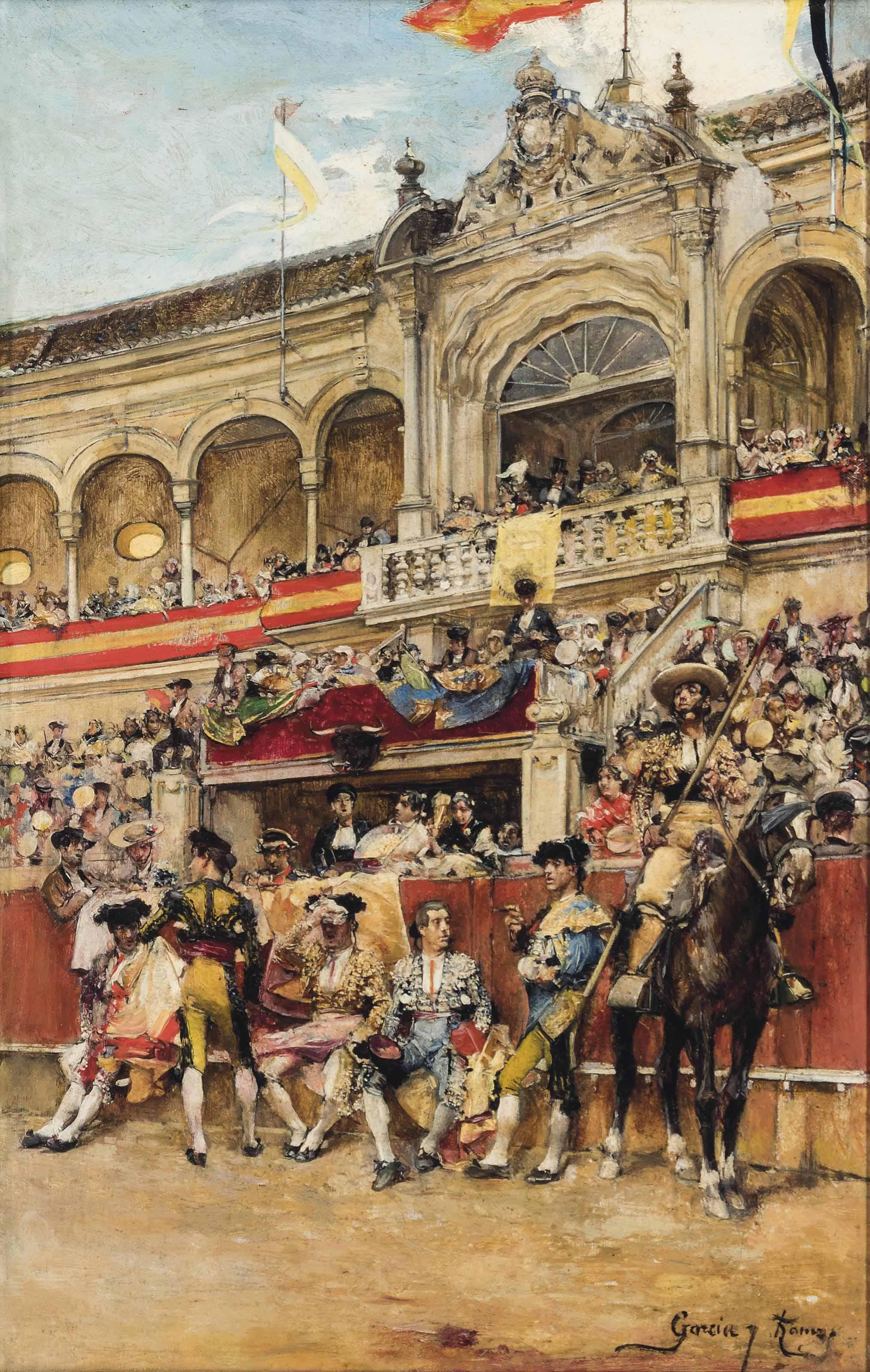 José García Y Ramos - Matadors at rest