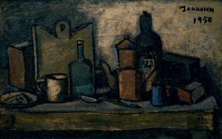 José Gurvich - Naturaleza muerta con tabla