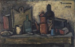 José Gurvich - Naturaleza muerta con tabla