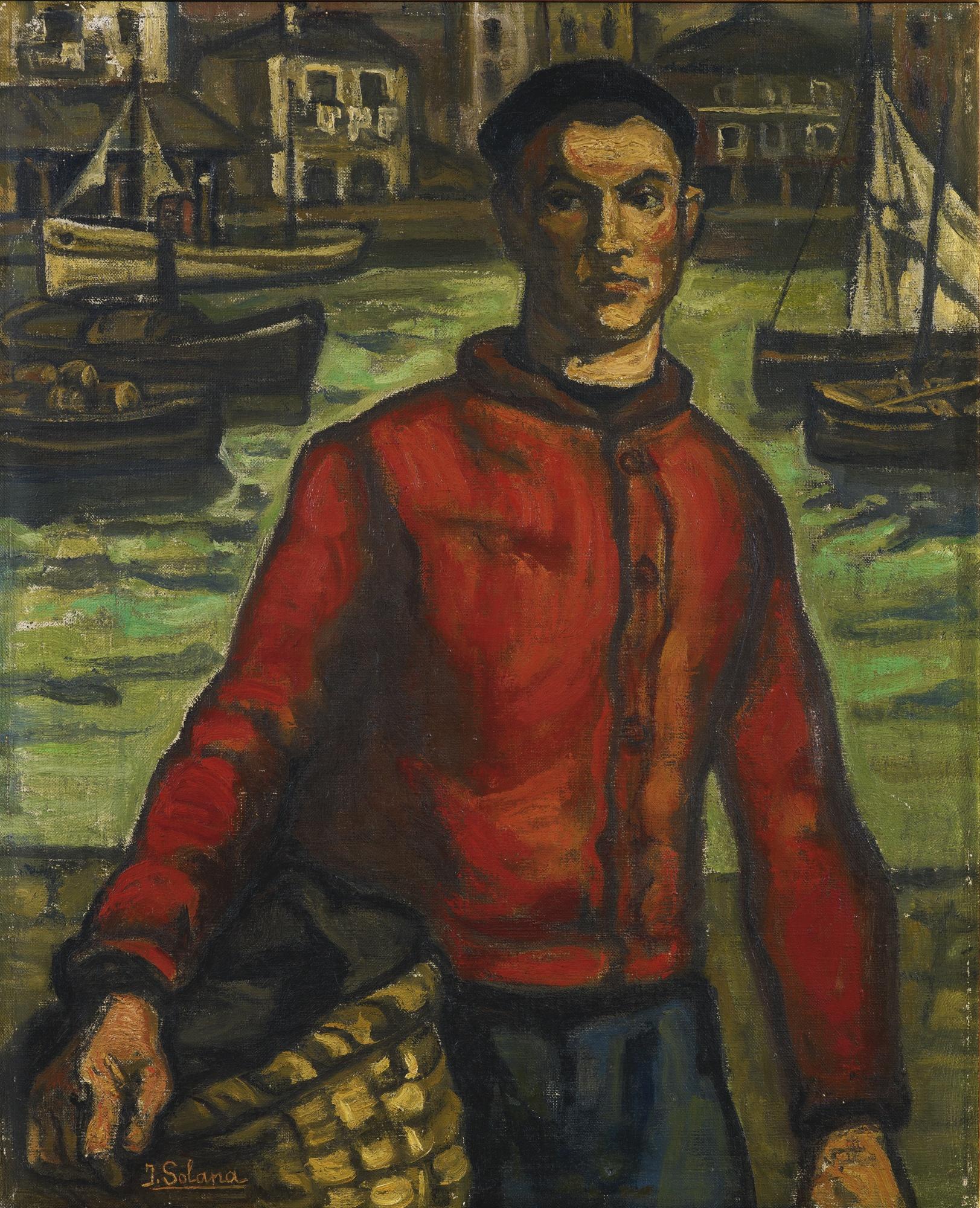 José Gutiérrez Solana - Spanish marinero Rojo (The Sailor From Santander)