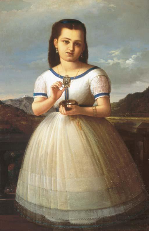 Jose Justo Montiel - Niña Con Nido, Orizaba