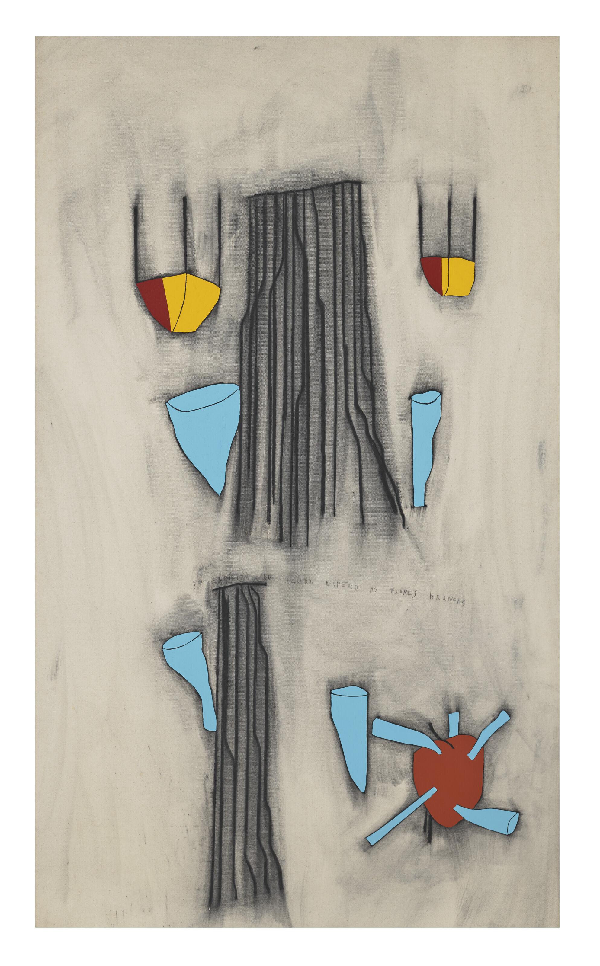 Jose Leonilson - Do espirito do oscuro espero as flores brancas